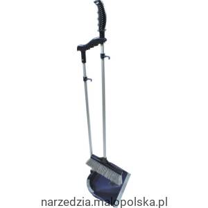 Aluminiowa szczotka z szufelką na długim trzonku 800mm Cotswold COT9074640K