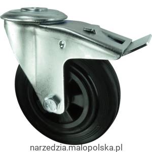 BRAKED SWIVEL BOLT HOLE200mm RUBBER TYRE POLY CTR Atlas Workholders ATL9451794K