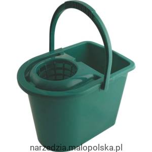 Owalne plastikowe wiadro do mopa 15l zielone Cotswold COT9075560K PRO-19 PRO20