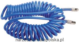 Pneumatyczny przewód spiralny 6.5 x10 (12m). 1/4" Unior (617746) 1505