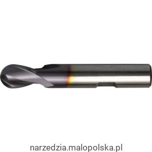Frez trzpieniowy 12mm HSS-Co 8% TiCN chwyt Weldon 2 ostrza kulisty SwissTech SWT1631142A