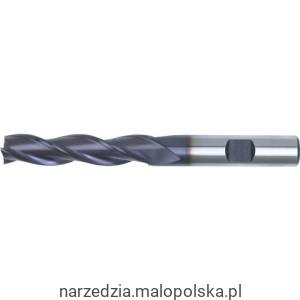 Frez trzpieniowy 8mm HSS-Co 8% TiAlN chwyt Weldon 3 ostrza SwissTech SWT1630768A