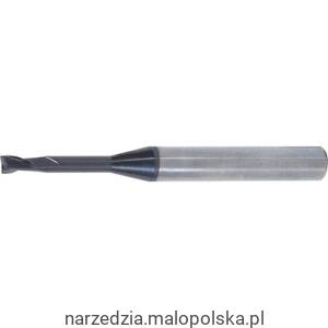 Frez trzpieniowy 3x14mm z węglika 2 ostrza z powłoką Q SwissTech SWT1657426A