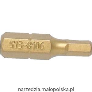 Bit tytanowy 6-kątny 1/4"x4mm x25mm Kennedy KEN5738106K