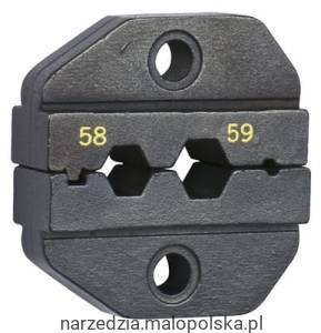 Zapasowe szczęki do zakuwania sześciokątnych końcówek przewodów do szczypiec 428/4AG Unior (621958) 428.4/4AG