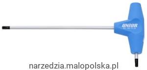 Klucz trzpieniowy Torx 25 o profilu TX z uchwytem T Unior (607178) 193TX