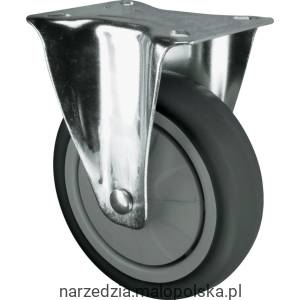 Kółko stałe z blaszką mocującą 125mm gumowe Atlas Workholders ATL9450506K