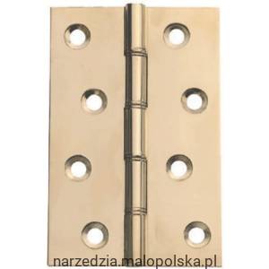 Zawias płaski z mosiądzu 100x75x3mm Matlock MTL9494480K PRO19-20
