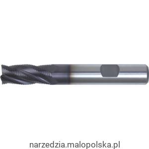 Frez trzpieniowy 6mm HSS-Co 8% TiAIN chwyt Weldon drobne zęby SwissTech SWT1632566A