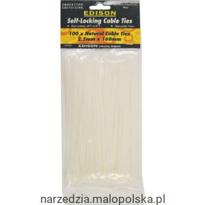 Opaski zaciskowe 4,8x370mm 100szt. Edison EDI5151230K