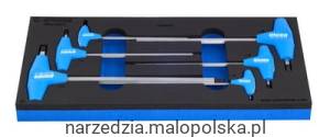 Zestaw wkrętaków tzrpieniowych sześciokątnych z rączką typu T we wkładce SOS 3-10/6 Unior (621067) 964/13SOS