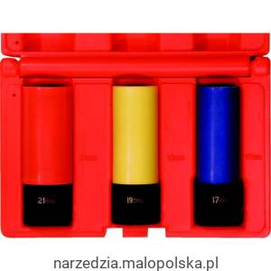 Zestaw nasadek do alufelg 17-21mm 1/2" 3szt. Kennedy KEN5839886K