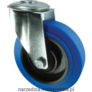 Kółko obrotowe z otworem 80mm BLUE gumowe Atlas Workholders ATL9451966K