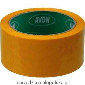 Taśma polipropylenowa żłóta 50mm 66m Avon AVN9811120K AVN-981-1120K PRO20