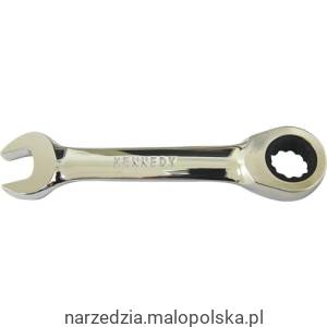 Klucz 11/16" AF płasko-oczkowy z zapadką krótki calowy Kennedy KEN5822185K