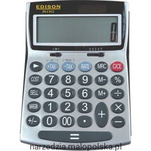 DLC012 12-DIGIT LARGE LCDCALCULATOR Edison EDI8250090K