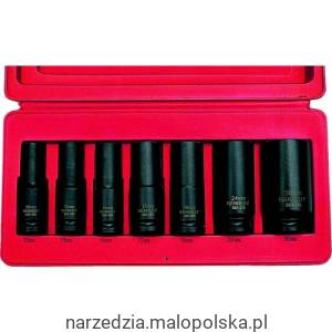 Zestaw nasadek udarowych 10-30mm długich 1/2" 7szt. Kennedy KEN5839880K SPC-19