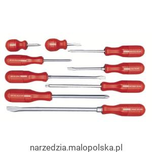 Zestaw wkrętaków warsztatowych wzmocnionych 12szt. Kennedy KEN5729870K PRO20