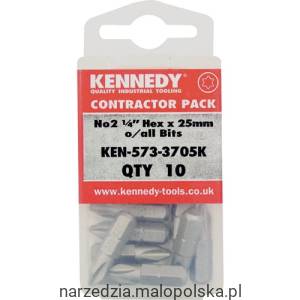 Bity 6-kątne Torx Tx20 1/4" 10szt. Kennedy KEN5733705K PRO20