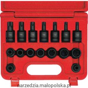 Zestaw nasadek udarowych Torx T40-T70 E10-E24 1/2" 16szt. Kennedy KEN5839884K