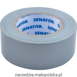 Taśma 50mmx50m CLOTH TAPE SILVER Senator SEN9810050S PRO25