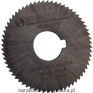 Frez piłkowy 25mm x0,5mm HSS Sherwood SHR0726025A