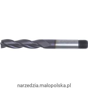 Frez trzpieniowy 12mm TiAlN HSS-Co 3 ostrza gwintowany długi SwissTech SWT1633472A