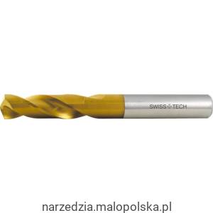 Wiertło 12mm krótkie HSS TiN SwissTech SWT1252120A