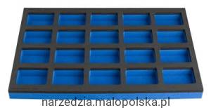 Wkładka piankowa SOS do wąskiej szafki narzędziowej stołu modułowego Unior (625589) vl990ND1