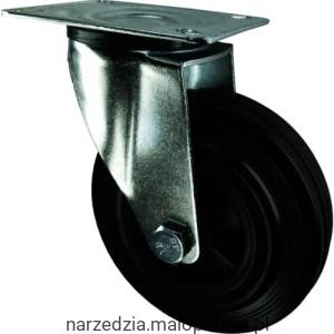 Kółko typu obracalnego 125mm z otworem na trzpień czarna opona Atlas Workholders ATL9450930K