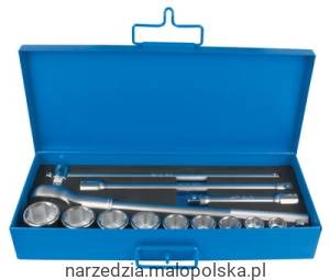 Zestaw kluczy nasadowych 3/4" w metalowej kasecie 22-46/14 Unior (602742) 197MB1