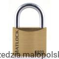 Kłódka mosiężna płaska z długim jarzmem 30mm Matlock MTL9506832K MTL-950-6832K