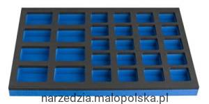 Wkładka piankowa SOS do wąskiej szafki narzędziowej stołu modułowego Unior (625592) vl990ND4