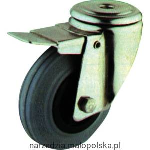 Kółko typ obracalny z otworem na trzpień hamulec 125mm