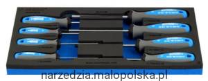 Zestaw wkrętaków Torx TBI o profilu TX z otworem na wkładce SOS TX10-TX45/8 Unior (621560) 964/9CSOS