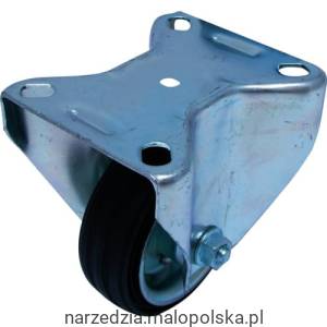 Kółko 100mm z czarnej gumy stalowe z łożyskami z górną płytką PRO-19 PRO20
