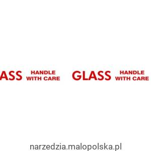 Taśma z nadrukiem Glass Handle with Care 50mm 66m Avon AVN9816230K PRO20