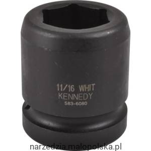 Nasadka udarowa 11/16" 1" Whitworth calowa 6-kątna Kennedy KEN5836080K