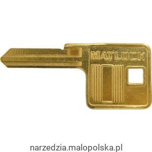 Półfabrykat klucza KB6 do kłódek 38-50mm Matlock MTL9509930K MTL-950-9930K