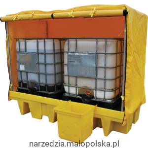 SPILL PALLET 2x IBC COVERED Solent SOL7410062C