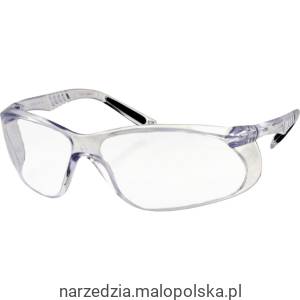 Okulary ochronne CLEAR GLASSES BLACK SIDE ARM EN166 1FT Sitesafe SSF9601580K