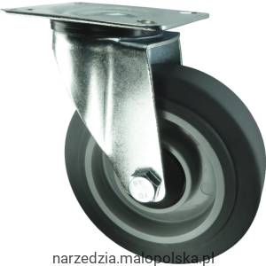 Kółko obrotowe z blaszką mocującą 80mm GREY gumowe Atlas Workholders ATL9451526K