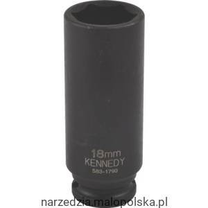 Nasadka udarowa 16mm długa 3/8" 6-kątna Kennedy KEN5831770K KEN-583-1770K