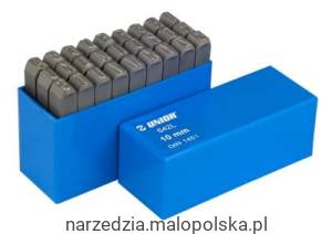 Zestaw stalowych znaczników z literami 6mm Unior (620945) 642LPB
