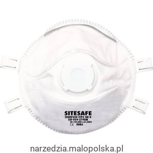 Maseczka FFP3 profesjonalna do ochrony dróg oddechowych z zaworem Sitesafe SSF9592790M PRO24-1