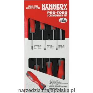 Zestaw wkrętaków Pro-Torq 6szt. Kennedy KEN5725970K