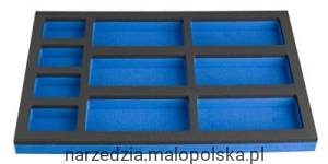 Wkładka piankowa SOS do wąskiej szafki narzędziowej stołu modułowego 570x390 Unior (625591) vl990ND3