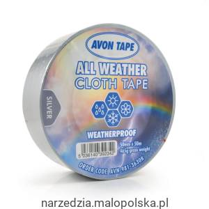 ALL WEATHER SILVER DUCT TAPE 50MM X 50M Avon AVN9813630K