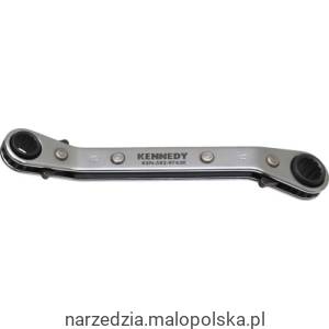 Klucz 8x9mm oczkowy zapadkowy odgięty Kennedy KEN5829743K