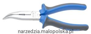 Szczypce półokrągłe długie z bocznym ucinakiem częścią chwytową zagięte 200mm Unior (607967) 512/1BI MTMX